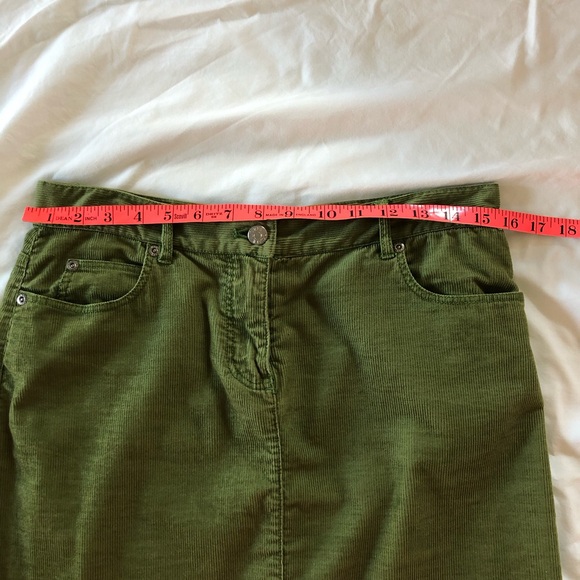 J.Crew green corduroy skirt - Picture 7 of 7